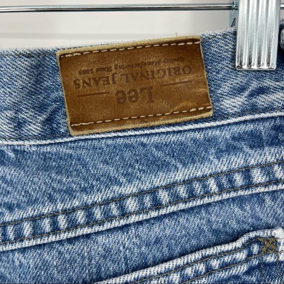 RARE Upside Down Label Vintage Lee Mom 90s Jeans 24" Waist - Picture 2 of 16